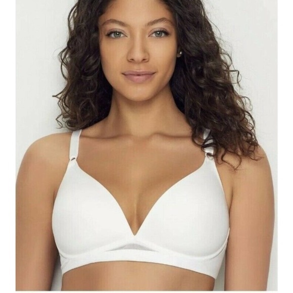 New Warner’s women’s white flex revolution collection t-shirt bra size 38D - Picture 1 of 6